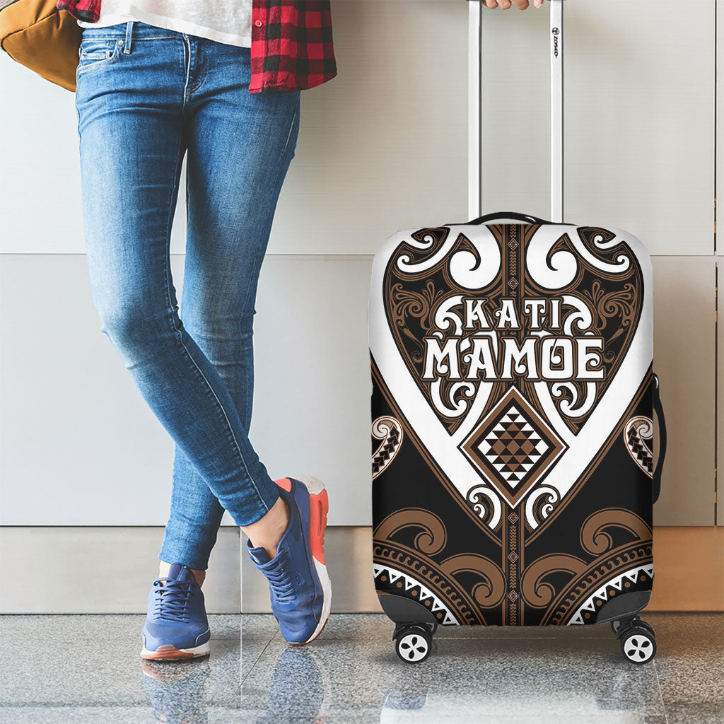 Aotearoa Kati Mamoe Luggage Cover Maori Tribal Pattern LT05 - Polynesian Pride