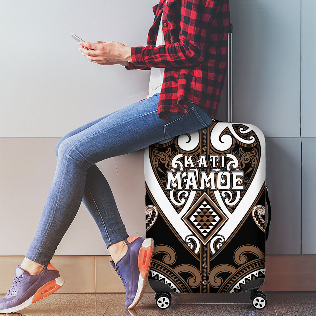 Aotearoa Kati Mamoe Luggage Cover Maori Tribal Pattern LT05 - Polynesian Pride