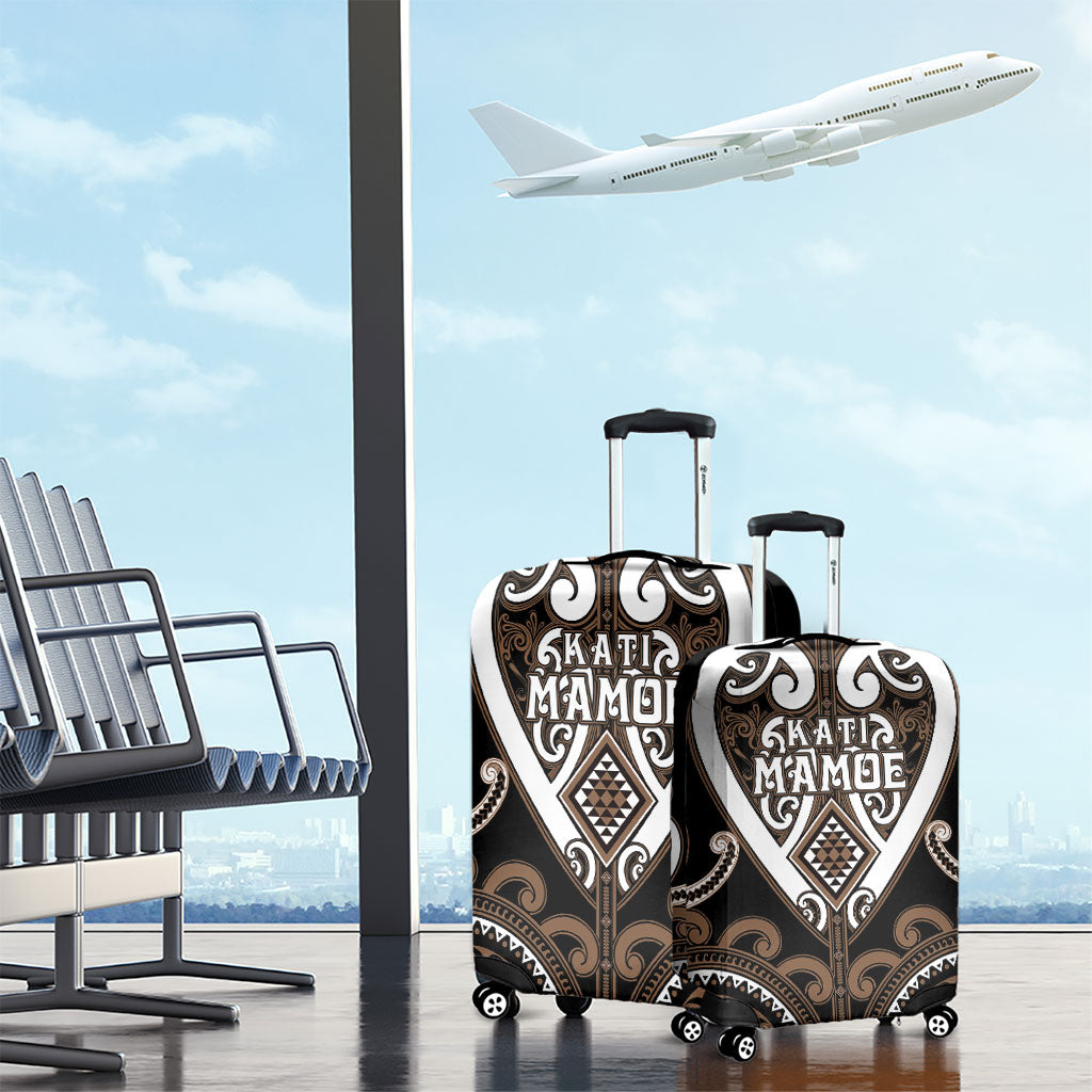 Aotearoa Kati Mamoe Luggage Cover Maori Tribal Pattern LT05 - Polynesian Pride