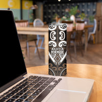 Custom Aotearoa Kati Mamoe Skinny Tumbler Maori Tribal Pattern LT05 - Polynesian Pride