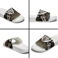 Aotearoa Kati Mamoe Slide Sandals Maori Tribal Pattern LT05 - Polynesian Pride
