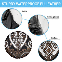 Aotearoa Kati Mamoe Spare Tire Cover Maori Tribal Pattern LT05 - Polynesian Pride
