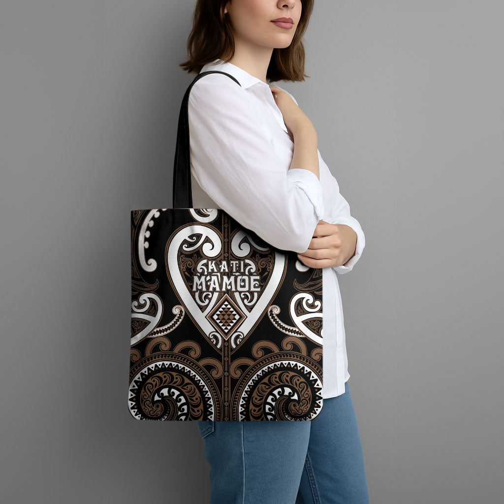 Aotearoa Kati Mamoe Tote Bag Maori Tribal Pattern LT05 - Polynesian Pride