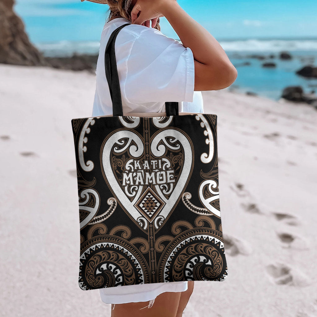 Aotearoa Kati Mamoe Tote Bag Maori Tribal Pattern LT05 - Polynesian Pride