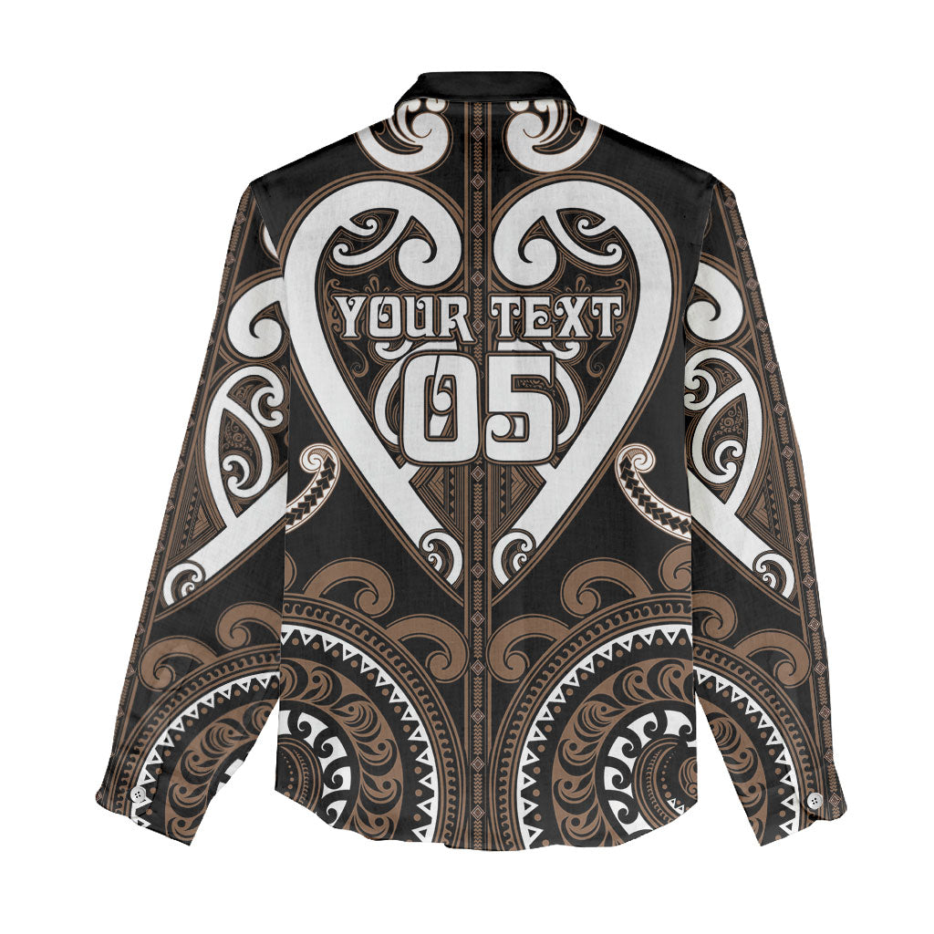 Custom Aotearoa Kati Mamoe Women Casual Shirt Maori Tribal Pattern LT05 - Polynesian Pride