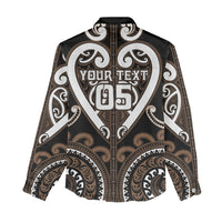 Custom Aotearoa Kati Mamoe Women Casual Shirt Maori Tribal Pattern LT05 - Polynesian Pride