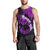 Hawaii Maui Men Tank Top Polynesian Fish Hook Hibiscus Purple Version LT05 - Polynesian Pride