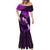 Hawaii Maui Mermaid Dress Polynesian Fish Hook Hibiscus Purple Version LT05 - Polynesian Pride