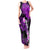 Hawaii Maui Tank Maxi Dress Polynesian Fish Hook Hibiscus Purple Version LT05 Women Purple - Polynesian Pride