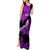 Hawaii Maui Tank Maxi Dress Polynesian Fish Hook Hibiscus Purple Version LT05 - Polynesian Pride