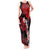 Hawaii Maui Tank Maxi Dress Polynesian Fish Hook Hibiscus Red Version LT05 Women Red - Polynesian Pride