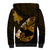 Hawaii Maui Sherpa Hoodie Polynesian Fish Hook Hibiscus Gold Version LT05 - Polynesian Pride