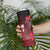 Personalized Hawaii Skinny Tumbler Hammerhead Shark Kakau Polynesian Tribal Red