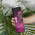 Personalized Hawaii Skinny Tumbler Hammerhead Shark Kakau Polynesian Tribal Pink