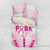 Breast Cancer Pink Out Bedding Set Polynesian Art Tattoo White Version