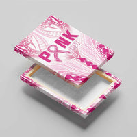 Breast Cancer Pink Out Canvas Wall Art Polynesian Art Tattoo White Version LT05 - Polynesian Pride