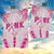 Breast Cancer Pink Out Garden Flag Polynesian Art Tattoo White Version