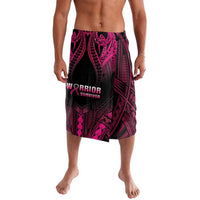 Breast Cancer Pink Out Lavalava Polynesian Art Tattoo Black Version LT05 Black - Polynesian Pride