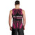 Breast Cancer Pink Out Men Tank Top Polynesian Art Tattoo Black Version