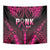 Breast Cancer Pink Out Tapestry Polynesian Art Tattoo Black Version