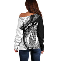 personalized-go-fishing-off-shoulder-sweater-polynesian-pattern