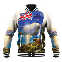 New Zealand Flag Baseball Jacket Scenic Nature LT05 Unisex Multicolor - Polynesian Pride