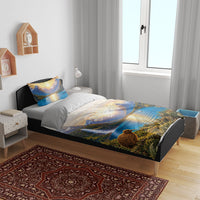 New Zealand Flag Bedding Set Scenic Nature LT05 - Polynesian Pride