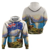 New Zealand Flag Hoodie Scenic Nature LT05 - Polynesian Pride
