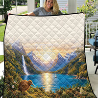 New Zealand Flag Quilt Scenic Nature LT05 Multicolor - Polynesian Pride
