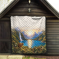 New Zealand Flag Quilt Scenic Nature LT05 - Polynesian Pride