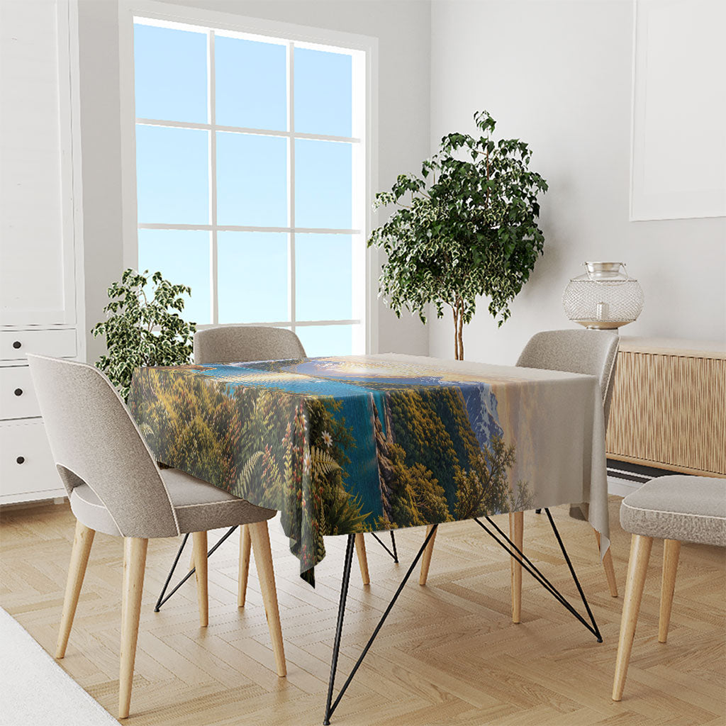 New Zealand Flag Tablecloth Scenic Nature LT05 - Polynesian Pride