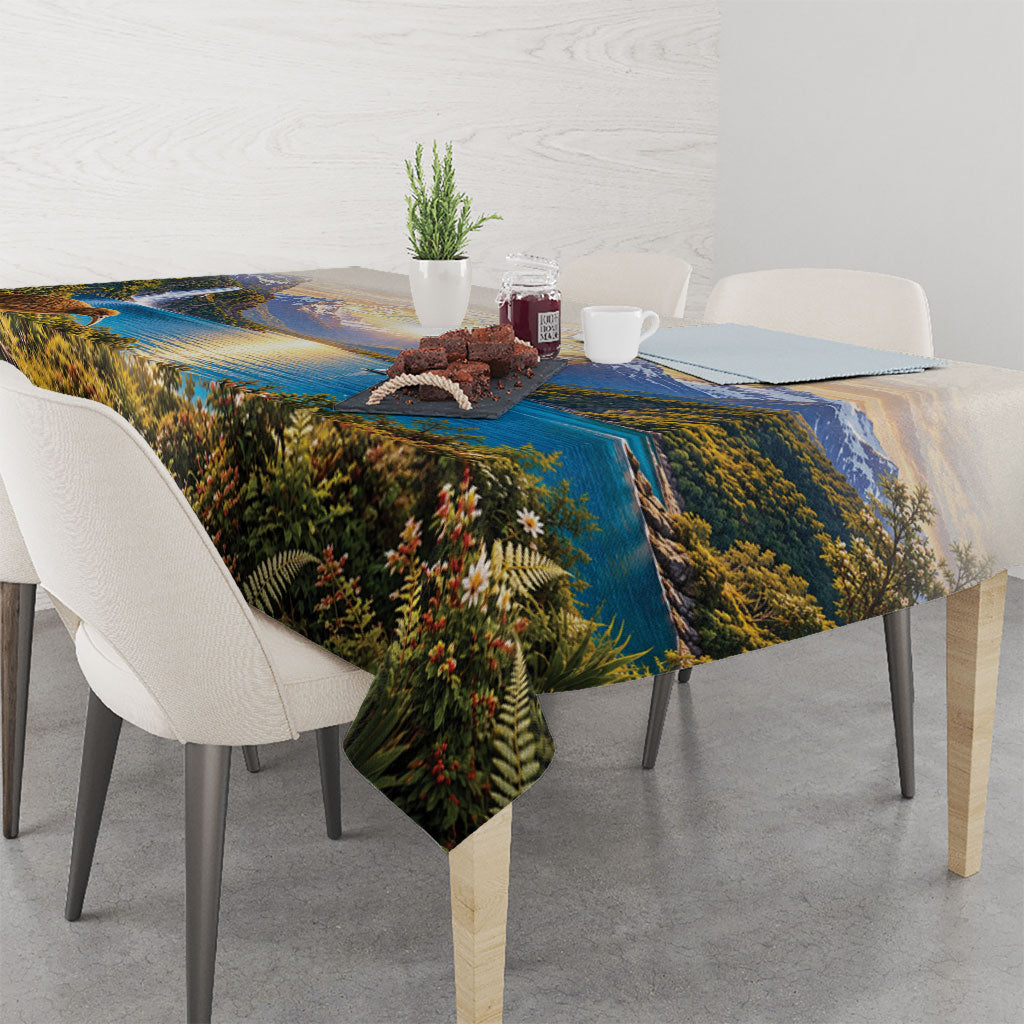 New Zealand Flag Tablecloth Scenic Nature LT05 - Polynesian Pride