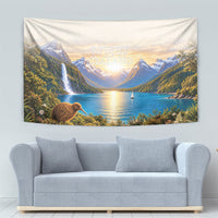 New Zealand Flag Tapestry Scenic Nature LT05 - Polynesian Pride
