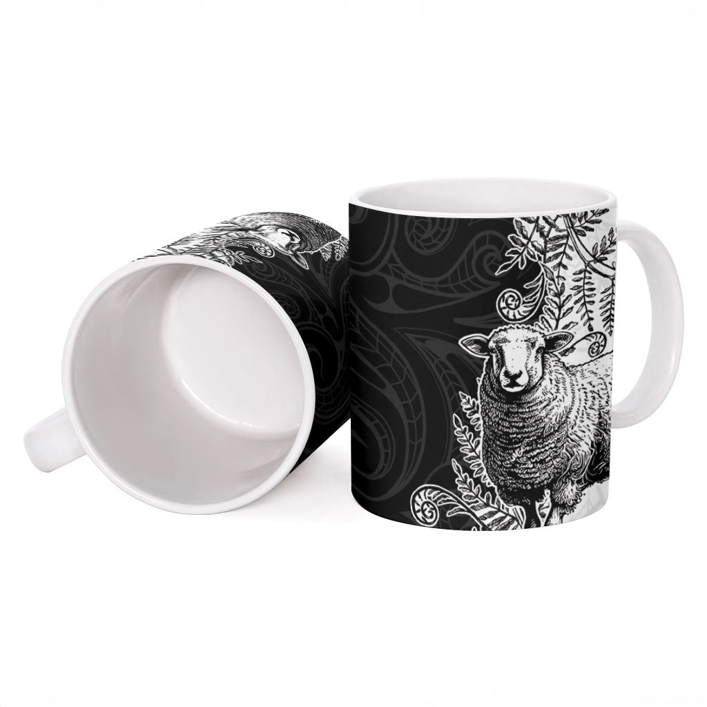New Zealand Aotearoa Hipi Ceramic Mug Maori Pattern LT05 - Polynesian Pride