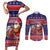 Samoa Christmas Couples Matching Short Sleeve Bodycon Dress and Long Sleeve Button Shirt Samoan Santa Claus Manuia Le Kerisimasi