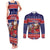 Samoa Christmas Couples Matching Tank Maxi Dress and Long Sleeve Button Shirt Samoan Santa Claus Manuia Le Kerisimasi