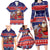 Samoa Christmas Family Matching Long Sleeve Bodycon Dress and Hawaiian Shirt Samoan Santa Claus Manuia Le Kerisimasi