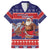 Samoa Christmas Family Matching Long Sleeve Bodycon Dress and Hawaiian Shirt Samoan Santa Claus Manuia Le Kerisimasi