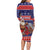 Samoa Christmas Family Matching Long Sleeve Bodycon Dress and Hawaiian Shirt Samoan Santa Claus Manuia Le Kerisimasi