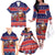 Samoa Christmas Family Matching Off The Shoulder Long Sleeve Dress and Hawaiian Shirt Samoan Santa Claus Manuia Le Kerisimasi