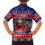 Samoa Christmas Family Matching Off Shoulder Short Dress and Hawaiian Shirt Samoan Santa Claus Manuia Le Kerisimasi