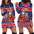 Samoa Christmas Hoodie Dress Samoan Santa Claus Manuia Le Kerisimasi