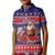 Samoa Christmas Kid Polo Shirt Samoan Santa Claus Manuia Le Kerisimasi