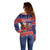 Samoa Christmas Off Shoulder Sweater Samoan Santa Claus Manuia Le Kerisimasi