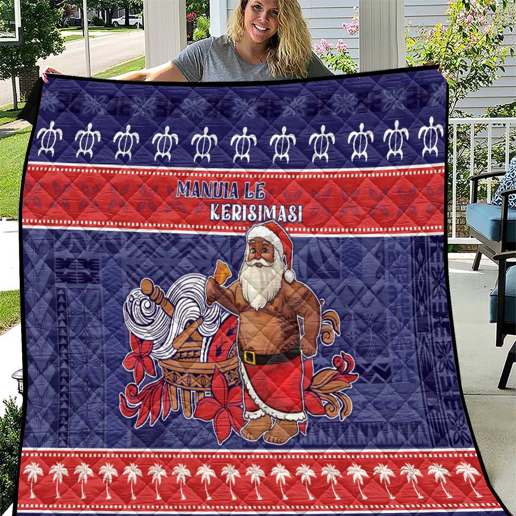 Samoa Christmas Quilt Samoan Santa Claus Manuia Le Kerisimasi