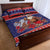 Samoa Christmas Quilt Bed Set Samoan Santa Claus Manuia Le Kerisimasi