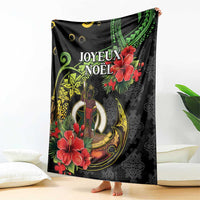 Love Vanuatu Christmas Blanket God Yumi Polynesian Tribal Pattern LT05 - Polynesian Pride