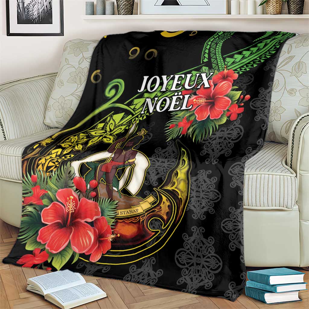 Love Vanuatu Christmas Blanket God Yumi Polynesian Tribal Pattern LT05 - Polynesian Pride