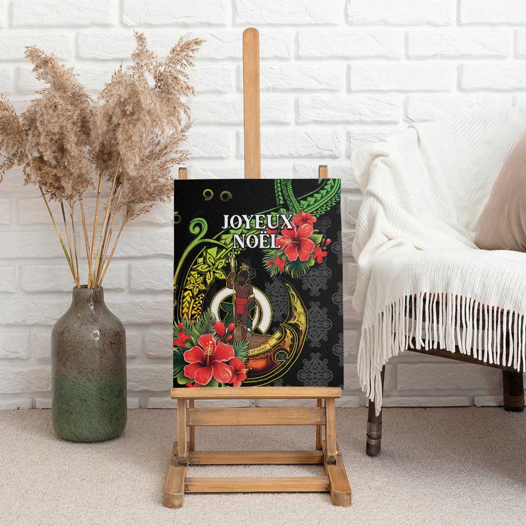 Love Vanuatu Christmas Canvas Wall Art God Yumi Polynesian Tribal Pattern LT05 - Polynesian Pride