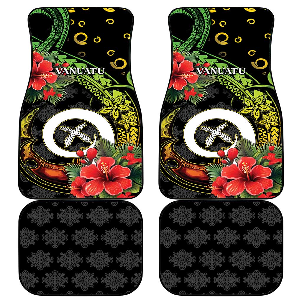 Love Vanuatu Christmas Car Mats God Yumi Polynesian Tribal Pattern LT05 - Polynesian Pride